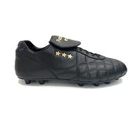 Golden Slipper of the Duke Leather Long Tongue Football Boot (PS2384-02N), Black, 8.5 UK