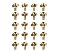 Golden Snare Drum Screws 20pcs Metal Replacement Mounting Hardware