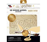 Golden Snitch 3D Wood Model and Book