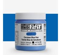 Golden : SoFlat : Matte Acrylic Paint : 118ml : Cerulean Blue Hue