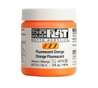 Golden : SoFlat : Matte Acrylic Paint : 118ml : Fluorescent Orange