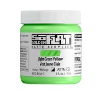 Golden : SoFlat : Matte Acrylic Paint : 118ml : Light Green Yellow