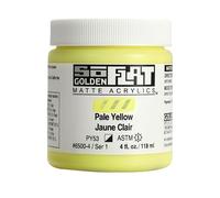 Golden : SoFlat : Matte Acrylic Paint : 118ml : Pale Yellow