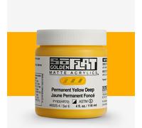 Golden : SoFlat : Matte Acrylic Paint : 118ml : Permanent Yellow Deep