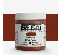 Golden : SoFlat : Matte Acrylic Paint : 118ml : Red Oxide