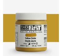 Golden : SoFlat : Matte Acrylic Paint : 118ml : Yellow Oxide