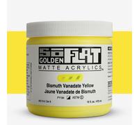 Golden : SoFlat : Matte Acrylic Paint : 473ml (16oz) : Bismuth Vanadate Yellow