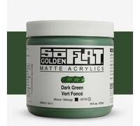 Golden : SoFlat : Matte Acrylic Paint : 473ml (16oz) : Dark Green