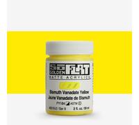 Golden SoFlat Matte Acrylic Paint, 2oz jar, Bismuth Vanadate Yellow (6510-2)