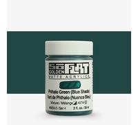 Golden SoFlat Matte Acrylic Paint, 2oz jar, Phthalo Green Blue Shade (6650-2)