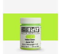 Golden SoFlat Matte Acrylic Paint, 2oz jar, Yellow Green (6675-2)