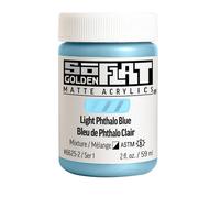 Golden : SoFlat : Matte Acrylic Paint : 59ml : Light Phthalo Blue