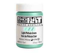 Golden : SoFlat : Matte Acrylic Paint : 59ml : Light Phthalo Green