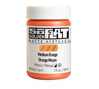 Golden : SoFlat : Matte Acrylic Paint : 59ml : Medium Orange