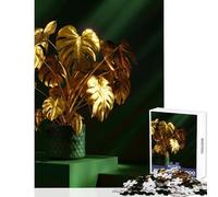 Golden Splendor Jigsaw Puzzles 1000 Pieces for Adults Peaceful Calm Stress Relief Mindful Peaceful Leisure Game (50X75cm)