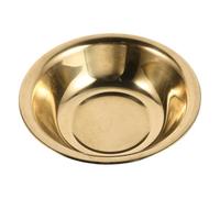 Golden Stainless Steel Round Face Wash Bowl with Safe Rounded Edges | Luxury Gold Finish with Polished Mirror Surface, Modern Design for Camper Vehicles and Tiny Home Residents