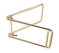 Golden Stainless Steel Ticket Dispenser Stand for Table Desktop Use