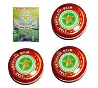 Golden Star Balm Vietnam 3pcs x 4g, Золотая звездочка Golden Star (3pcs x 4g)