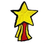 Golden Star Sew On Patch