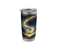 Golden Starlight Deer Stainless Steel Insulated Tumbler