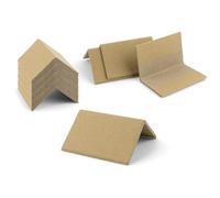 Golden State Art, 200 Pack 2x2x3 inch Cardboard Edge Protectors for Shipping, Regular-Duty Corners for Pallets, Angle Boards, Kraft Cardboard for Moving, Brown