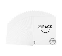Golden State Art, 25 Pack 16x20 Bright White Backing Board for Frames, Pictures, Photos and More