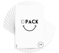 Golden State Art 4x6 White Backing Board, 10 Pack Backer Boards for Prints | 4-Ply Thickness Uncut Matte Cardboard, Ideal for Framing Back support, Carfts, Photos, Artworks