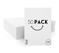 Golden State Art, 5x7 Uncut Photo Mat Matboard, White Backing Board for Frame, Picture (5x7, 50 Pack)