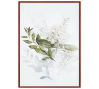 Golden State Art, A2 Aluminum Picture Frame, Red Metal Thin Poster Frames for 16.5x23.4 inch Photo, Acrylic Front, Wall Hook for Horizontal or Vertical Display, 1 Pack