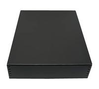 Golden State Art, Acid-Free Archival 9x12 Inches Metal Edge Drop Front Museum Photo Storage Box, Preserve Documents, Prints, Pictures, Photographs, Arts And Crafts, Black