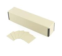 Golden State Art, Archival Slide Storage Case, Acid-Free Metal Edge File Box, Holds Up to 140 Films, Ideal for Store Photos Negatives and Cards, 2.5" x 2.125" x 11" (Tan)
