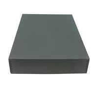 Golden State Art, Archival Storage Box, Acid-Free Drop Front Museum Box with Metal Edge for Storing Artwork Photos Documents Prints Arts And Crafts (Gray-14.75x18.75x3 Inches)