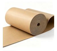Golden State Art Corrugated Cardboard Roll 17x394 Inches Corrugated Paper
