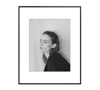 Golden State Art, Metal Wall Photo Frame Collection, Aluminum Black Photo Frame with Real Glass (16X20)