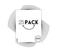 Golden State Art, Pack of 25, 8x10 Backerboards for Framing. Pack Contains 25 Backing Boards