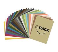 Golden State Art, Pack of 25 9X12 Multicolor Uncut Mat Boards - Great for Photos, Pictures, Frames Acid-Free, White-Core
