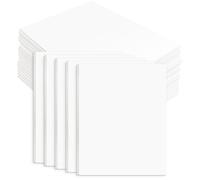 Golden State Art White Foam Boards 25 Pack 11x14 Foam Core Board 1/8" Thick Acid Free Foaming Poster Board for Modeling, Billboard, Projects, Paintings and Display
