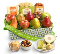 Golden State Fruit Thank You Fruit Basket With Cheese And Nuts