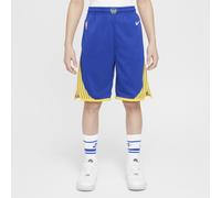 Golden State Warriors 2023/24 Icon Edition Older Kids' (Boys') Nike NBA Swingman Shorts - Blue - Polyester M