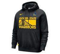 Golden State Warriors Club Courtside Men's Nike NBA Pullover Hoodie - Black - Cotton/Polyester S