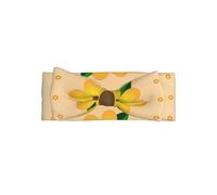 Golden Sunflower Baby Headband Soft High Elasticity Exquisite Cute Keep Warm for Protect the fontanel