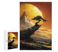 Golden Sunset Mountain Landscape Puzzle 1000 Teile Schwer Puzzle Spielzeug Lernspiel Impossible Herausforderungsspielzeug Für Erwachsene Kinder 1000 PCS