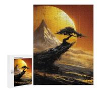 Golden Sunset Mountain Landscape Puzzle 1000 Teile Schwer Puzzle Spielzeug Lernspiel Impossible Herausforderungsspielzeug Für Erwachsene Kinder 500 PCS