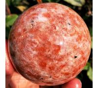 Golden Sunstone Crystal Sphere Ball Ornaments (Size : 105-110mm)