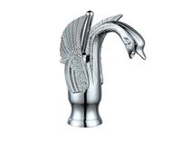Golden Swan Basin Faucet for Bathroom Vessel Sink Hot and Cold Water Mixer Tap 12 Types Kitchen Sink Mixer Tap(B Short)