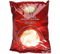 Golden Swan Vietnamese Prawn Crackers 1 Pack of 2kg - Light and Crispy Authentic Prawn