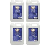 Golden Swan White Vinegar for Cleaning, Weed Killing, Pickling - Distilled White Vinegar- 5 Litre Bottle - Produced in The UK (4 Pack)