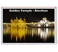 Golden Temple - Amritsar - India - Fridge Magnet 96 x 67 mm Jumbo Size BBSM1660