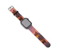 Golden Temple at Dawn Funny Silicone Watch Band 38mm/40mm