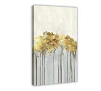 Golden Texture ArtCanvas Poster Wall Art Decor Print Picture Paintings for Living Room Bedroom Decoration08x12inch(20x30cm)
